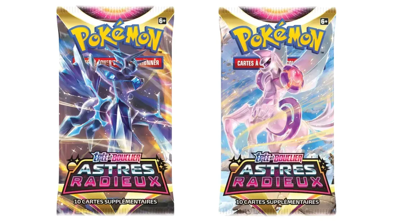 LOT DE 2 BOOSTERS ASTRES RADIEUX (EB10) SCELLÉS - FR