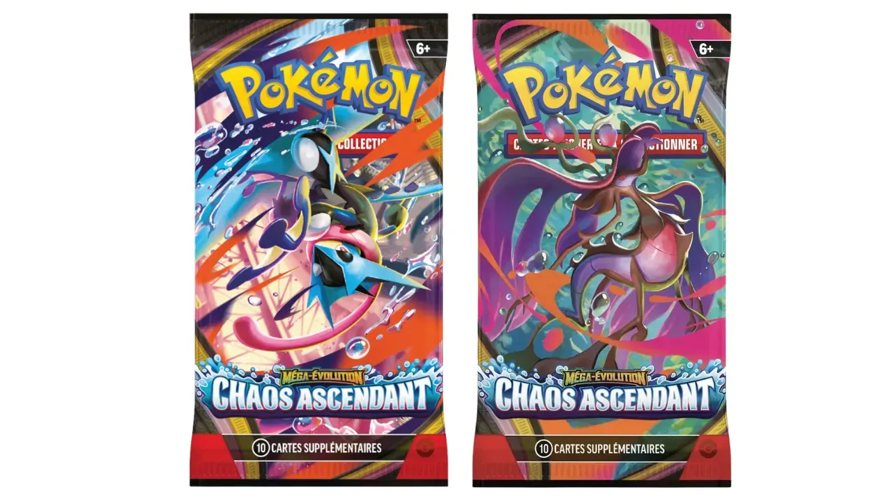 LOT DE 2 BOOSTERS CHAOS ASCENDANT (ME 04) SCELLÉS - FR