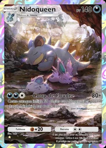 Carte Pokémon de Nidoqueen | Cravariste