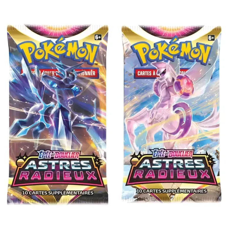 LOT DE 2 BOOSTERS ASTRES RADIEUX (EB10) SCELLÉS - FR