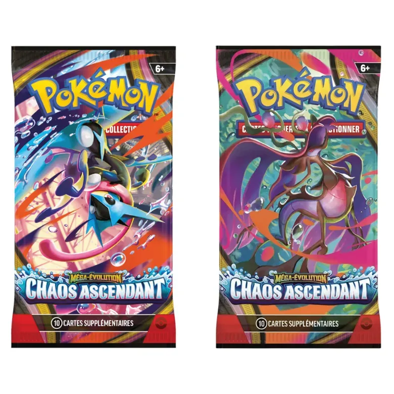 LOT DE 2 BOOSTERS CHAOS ASCENDANT (ME 04) SCELLÉS - FR