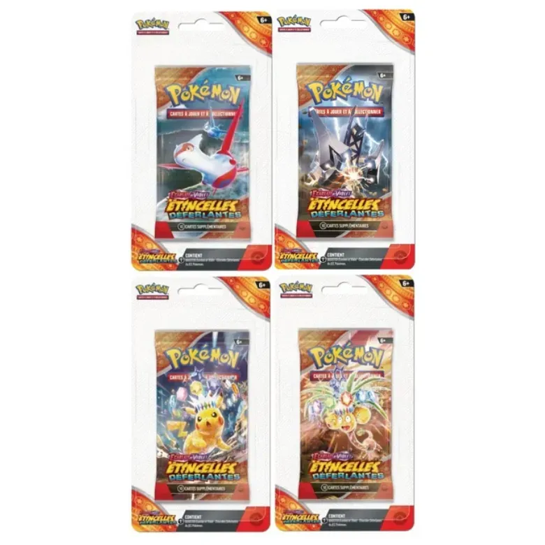 ART SET BLISTER PLASTIQUE ÉTINCELLES DÉFERLANTES EV08 FR SCELLÉS