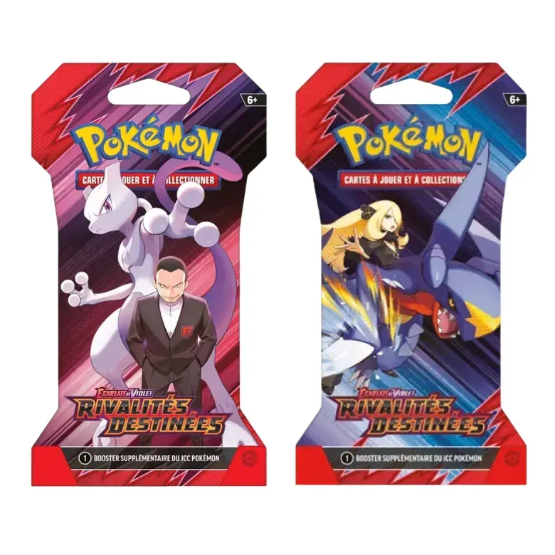 2 BLISTERS POKEMON RIVALITÉS DESTINÉES (EV 10) SCELLÉS - FR