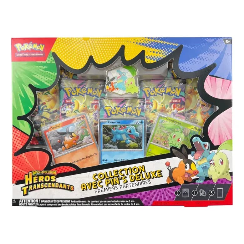 Coffret Pokémon Héros Transcendants Collection PIN's - Scellé - FR