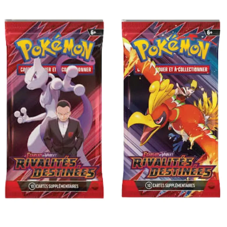 2 Boosters Rivalités Destinées (Ev10) Scellés - Fr