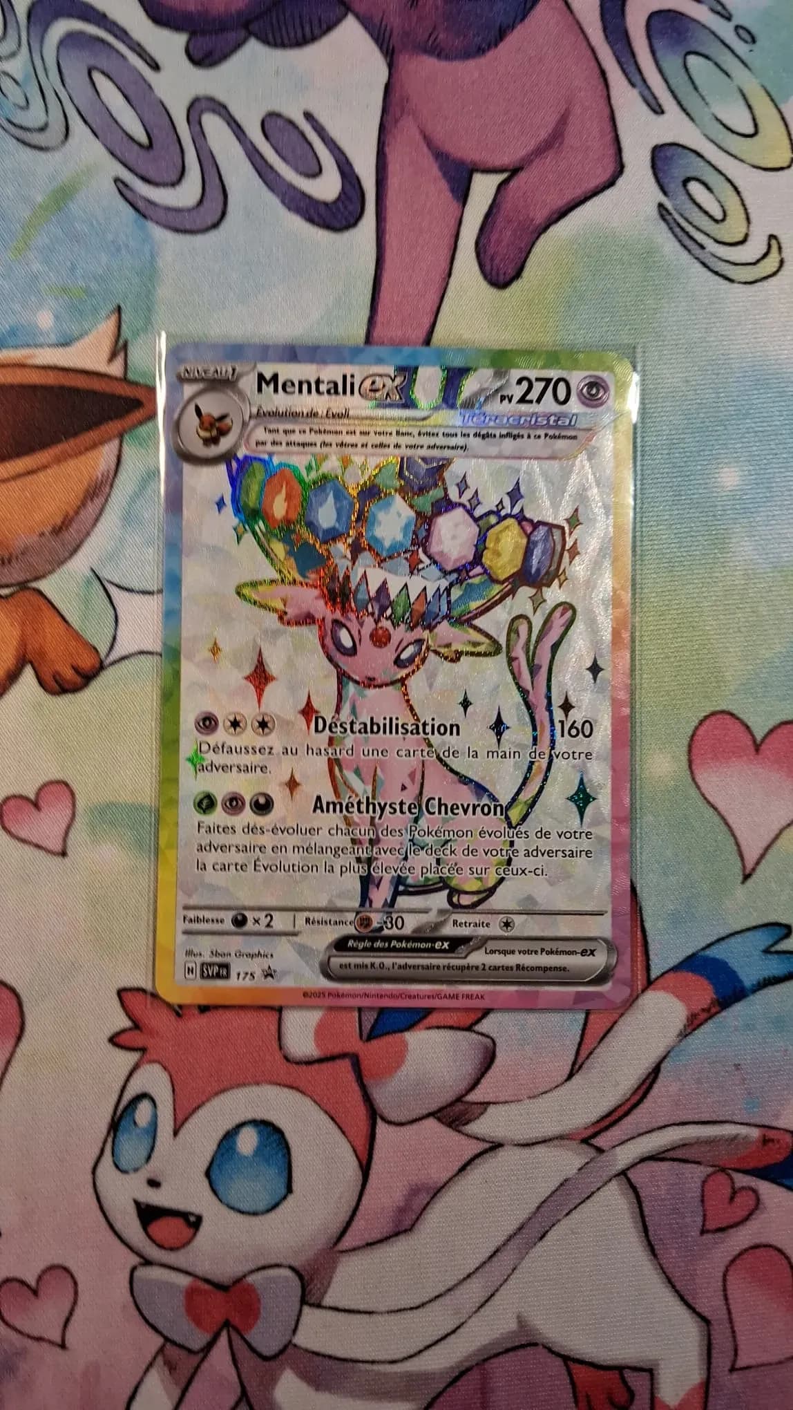 Carte Pokemon Mentali Ex Promo (SVP 175) – FR