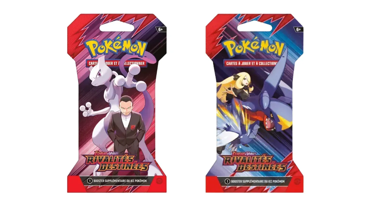 2 BLISTERS POKEMON RIVALITÉS DESTINÉES (EV 10) SCELLÉS - FR