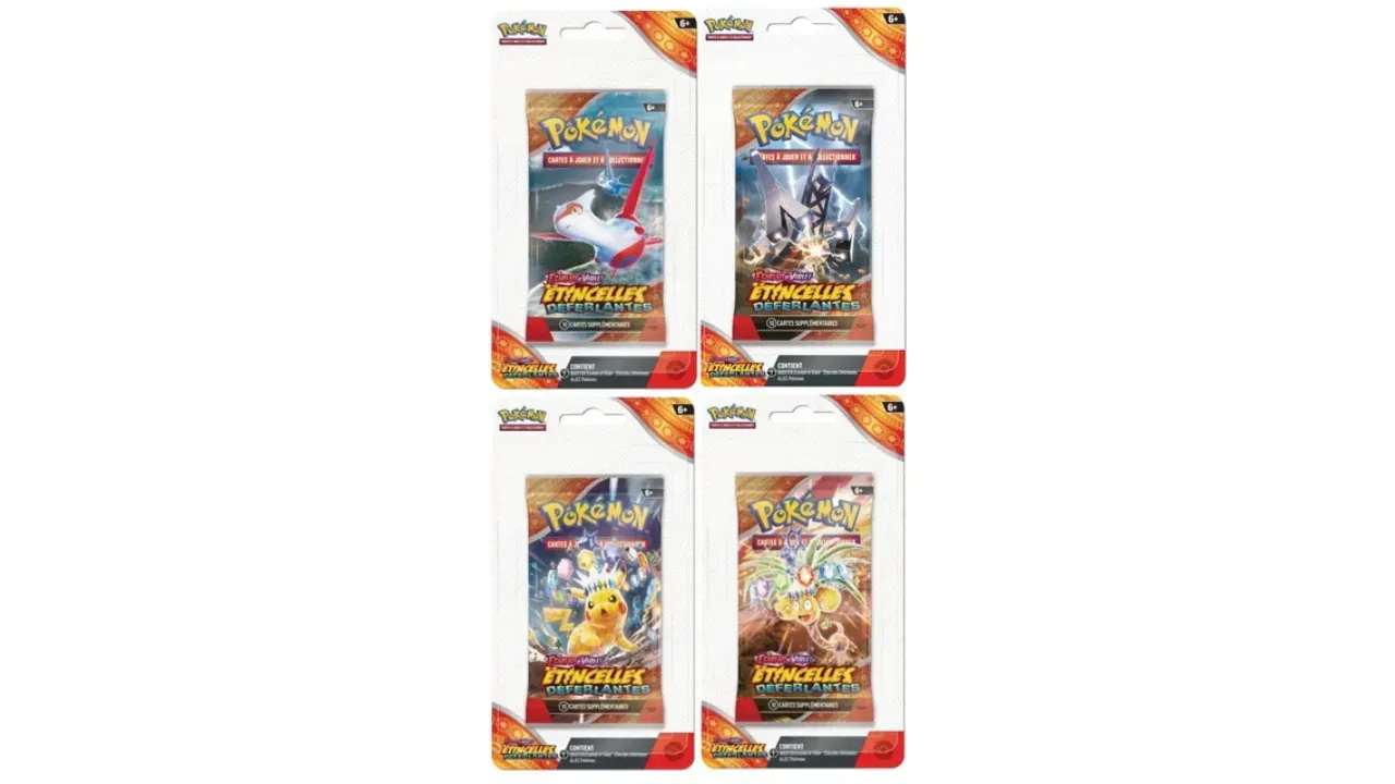ART SET BLISTER PLASTIQUE ÉTINCELLES DÉFERLANTES EV08 FR SCELLÉS