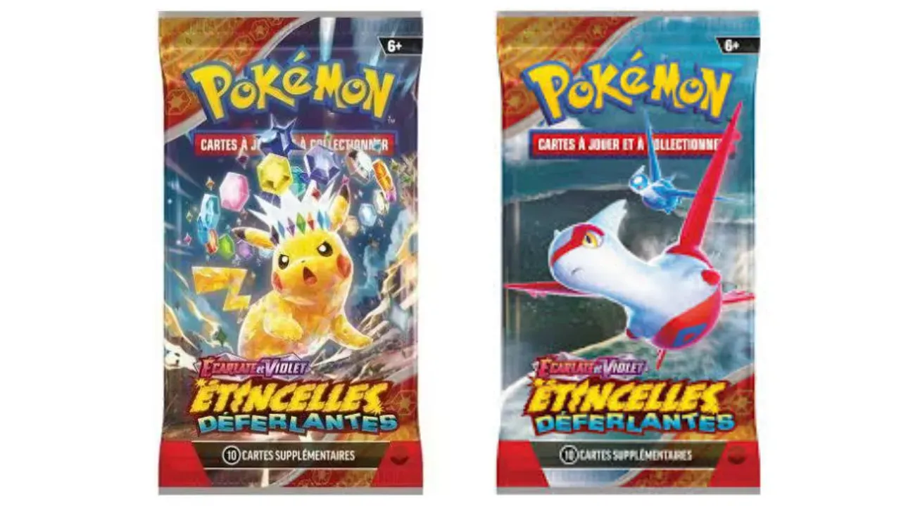 LOT DE 2 BOOSTERS ÉTINCELLES DÉFERLANTES (EV8) SCELLÉS - FR
