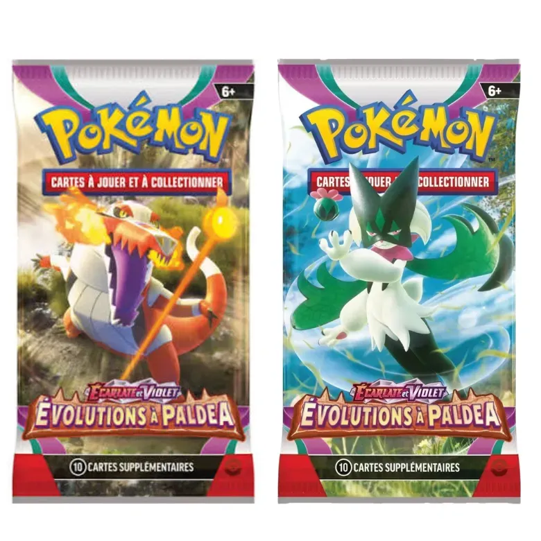 LOT DE 2 BOOSTERS ÉVOLUTIONS À PALDEA (EV02) - FR