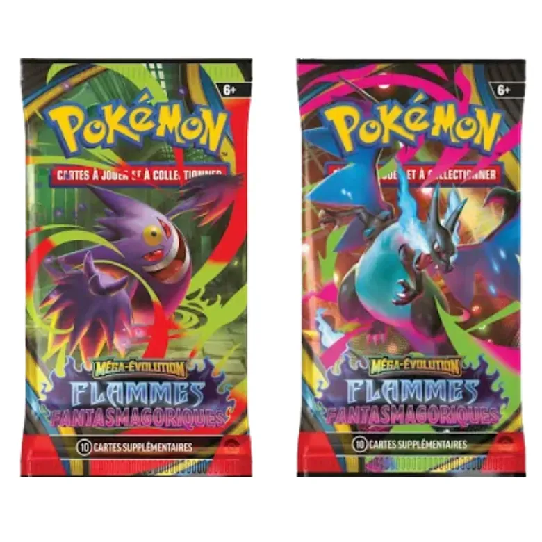 LOT DE 2 BOOSTERS FLAMMES FANTASMAGORIQUES SCELLÉS - FR