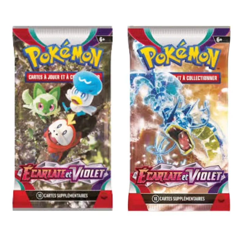 2 Boosters Pokemon - Écarlate et Violet (Ev1) Scellés - FR